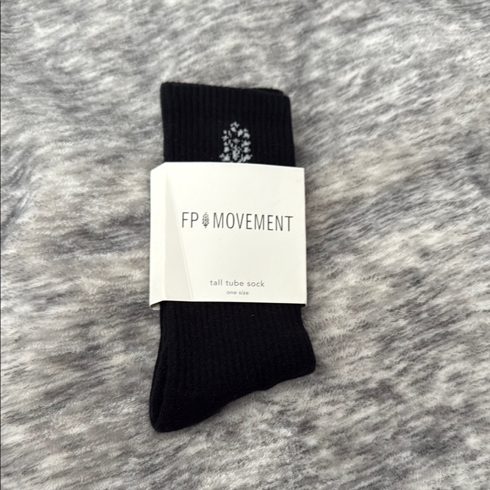 Free People Black Athletic Socks